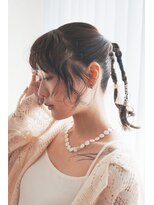 サロウィン 大宮Crest店(SALOWIN)&nbsp;大宮美容室/ヘアセット/アレンジ/ポニーテール/顔まわり