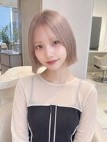 サングース(Sungoose)&nbsp;イメチェンヘアスタイル 、ピンクベージュ、アンブレラカラー