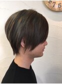 メンズ小顔補正立体カット