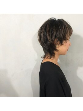 タグ(#tag) #癖毛マッシュウルフ