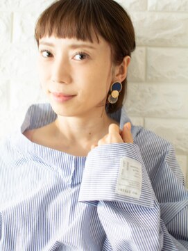 ノイン(noine) ド真ん中カジュアルに絶妙女っぽさ。エッジショート