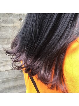 アピッシュ ギンザ(apish ginza) tomoヘア＊似合わせケアブリーチデザインカラー　グレープカラー