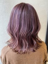 トリコ 梅田茶屋町店(trico) ブリーチで可愛いふんわりピンク 【トリコ梅田茶屋町店】