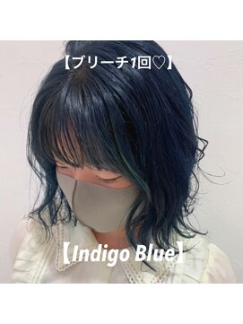 アッシュ 武蔵小金井店(Ash) ＼外はねボブ×インディゴブルー／