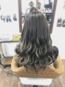 ニーナ ヴィジョン(NINA visioN) ＃ダークグレージュ＃グラデーション