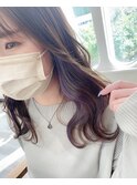 【VIVO】神田康之 インナーカラーパープル 韓国ヘア
