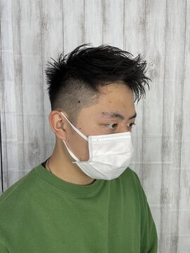 ビューティドレッセヤマノ 池袋パルコ(Beauty Dresse YAMANO) 【メンズ】【ソフトフェード】黒髪スッキリショート♪