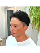 アクセヘアー 町田(acce hair)&nbsp;メンズナチュラル2ブロックパーマスタイル
