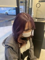 アレクサンドル オブ カラーズ トヤマ(ALEXANDRE OF COLORS TOYAMA)&nbsp;パープル×ペールピン