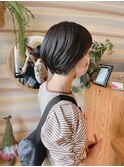 コロンとショートボブ