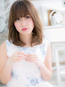 モッズヘア 越谷(mod's hair) シースルーバングくせ毛風ヌーディベージュc5越谷20代30代40代