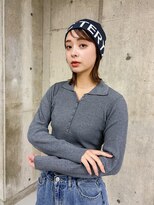 サーリー(SURLY)&nbsp;レイヤーカットイルミナカラー韓国風ミディおくれ毛カット