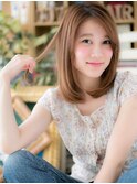 大人可愛いミルクティーカラー小顔ミニボブc5浦和10代20代30代