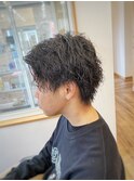 【山本智文】ツイストスパイラルパーマレイヤーマッシュ