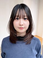 アルバム 池袋(ALBUM)&nbsp;グレーベージュ美髪エモージュレイヤーロング_ba488521