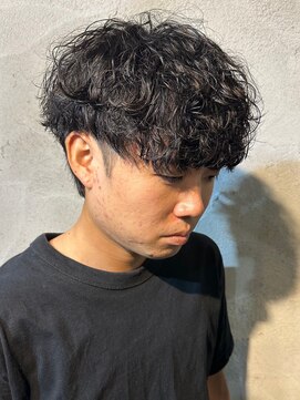 ニアウ 高崎店(Niau) 波巻きパーマ波巻きスパイラルパーマメンズパーマ群馬高崎メンズ