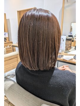 ヘアリゾート粋 リマ 銀座店(lima) 艶髪/透明感/ブラウンベージュ/ミディアム/髪質改善