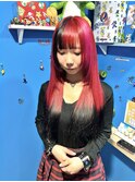 赤×黒 グラデーションカラー