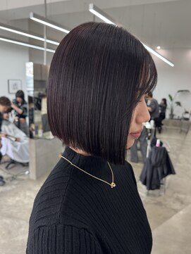 ノートエートル 西金沢(Nought etre) タッセルボブ10代20代30代切りっぱなしボブ