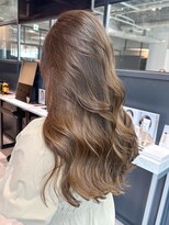 シオン(shion)&nbsp;マロンベージュ似合わせカットフェミニンロング_ba523981