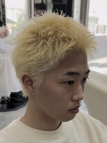 エデアンホンテン メンズサロン(EDEAN 本店 (旧:EDEAN 上通)) 熊本スパイキーショート 短髪 アップバング MEN'SHAIR