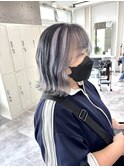 アンブレラカラー×ホワイトシルバー