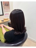 リブレ(LIBRE+hp)&nbsp;【恵比寿LIBRE】チョコレートカラー×切りっぱなしボブ