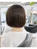 エイジング毛癖毛解決！オイルストレートでツヤっとまとまりボブ