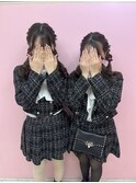 ヘアセット/ツインアレンジ/カジュアルアレンジ/梅田駅