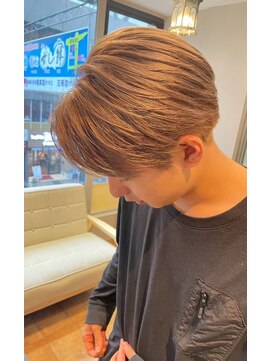 パーミル ルモ クマモト(permille ‰ LUMO Kumamoto) ミルクティー×毛流れショート