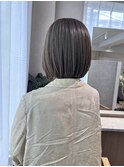 薬院.今泉【Nika beaute】#イエローオリーブカラーbob