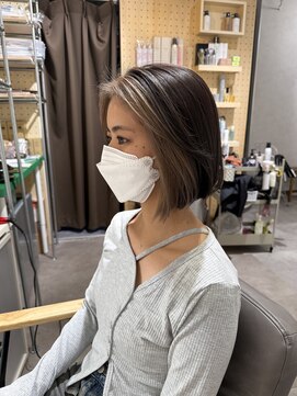 エス 大阪梅田店(es) フェイスフレーミング×ボブ