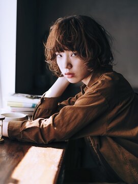 ドゥーア 代官山(Door) マッシュボブにクセ毛風パーマ