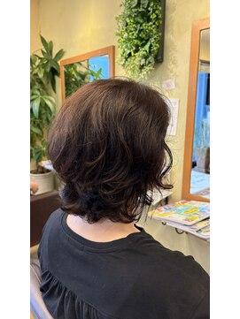 ピープスヘアー(peeps hair) ミディアムパーマ