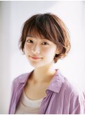 黒髪/クラゲヘアー/オリーブグレー/小顔/ココアベージュ