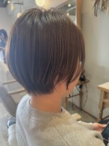 アンリー(Anree)&nbsp;【Anree】丸みショート×寒色系ベージュ