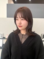 ケーツー あべのキューズモ－ル店(K-two)&nbsp;赤みのないブラウンカラー＊レイヤーでくびれ巻き