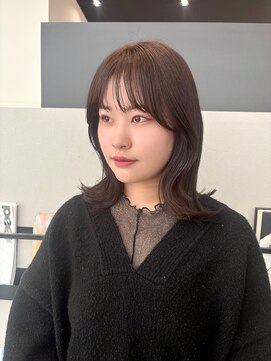 ケーツー あべのキューズモ－ル店(K-two) 赤みのないブラウンカラー＊レイヤーでくびれ巻き