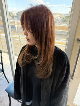 ラーム 宇部高校前店(rame) ハイレイヤースタイル、髪質改善、