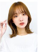 ◎小顔見せ韓国風ミディアム◎くびれレイヤー×2wayバング