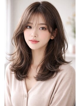 アウ美容室(au) フェースレイヤーカットスタイル