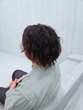 ブロッサム 東中野店 無造作◎波巻きツイストスパイラル×ウルフパーマ