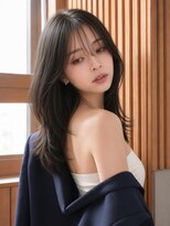 ミーク(meak)&nbsp;顔まわりレイヤー/縮毛矯正/透明感カラー/堀江