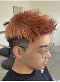 短髪ハイトーン