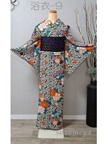 きものサロン すずめ屋&nbsp;レンタル番号　浴衣-9（雪輪)