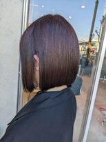 オーガニックエコ 川越(organic+eco)&nbsp;10代20代かわいい切りっぱなしボブカット