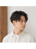 大人メンズ刈り上げセンターパート 20代 30代 40代 50代 60代