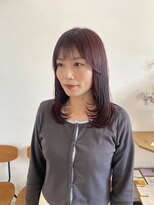 ヘアー ミュゼ 大西店(HAIR Musee) ♪ワインレッド/顔まわりレイヤー♪