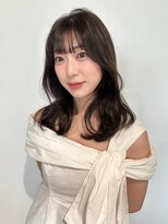 アンドカオマワリカットファム(Fann.)&nbsp;髪質改善 レイヤーカット 韓国風 神戸三宮元町 艶髪 顔周り 前髪