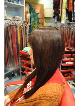 エクステ美容室 セクション 横浜石川町(SECTION) ボブにエクステ